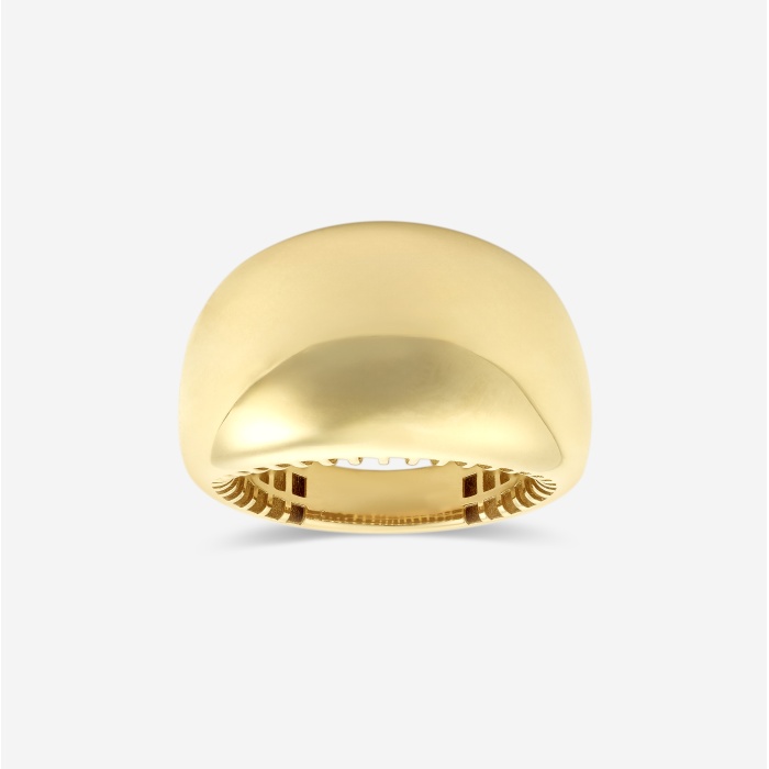 Plain Gold Dome Ring Grownbrilliance