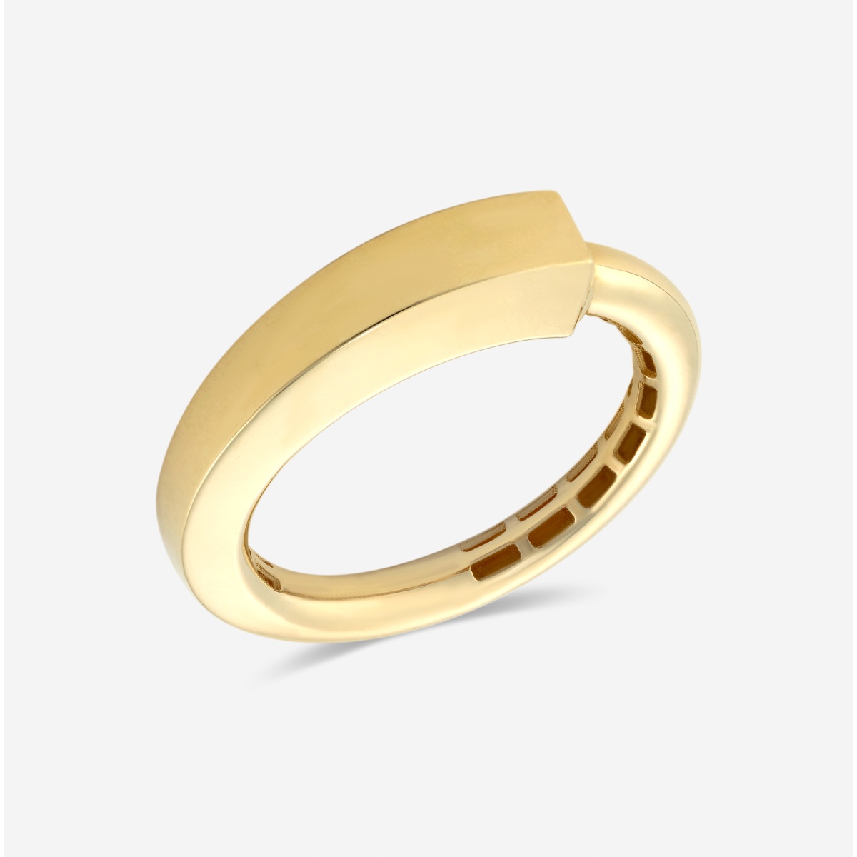 Plain Gold Band Ring Grownbrilliance