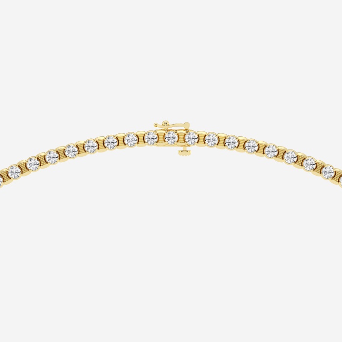 18 ctw Round Lab Grown Diamond Tennis Necklace Grownbrilliance