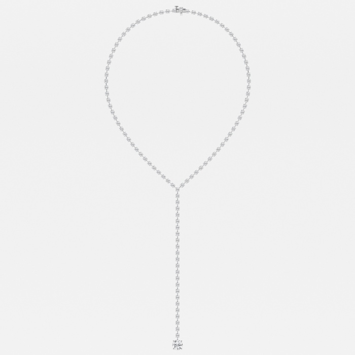 Design ID 1535 - 18 1/2 ctw Round Lab Grown Diamond Truly Custom Necklace
