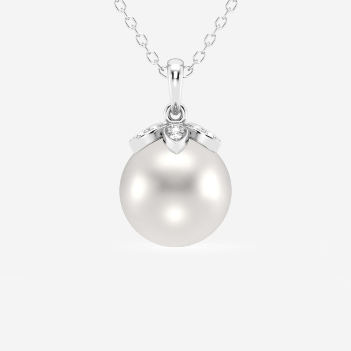 Freshwater Pearl Flower Round Fashion Pendant