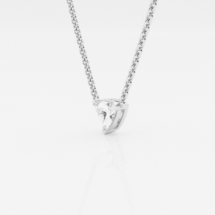 Additional Image 1 for  näas Ethereal 1/2 ctw Trillion Lab Grown Diamond Solitaire Pendant with Adjustable Chain