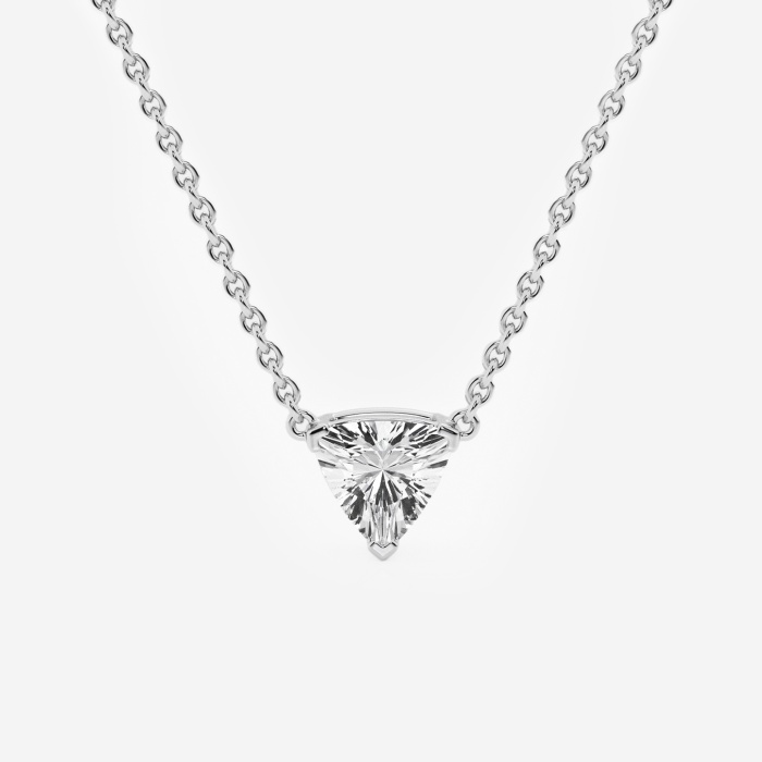 näas Ethereal Trillion Solitaire Pendant