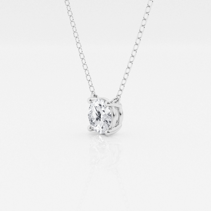 Additional Image 1 for  3/4 ctw Round Lab Grown Diamond Solitaire Pendant