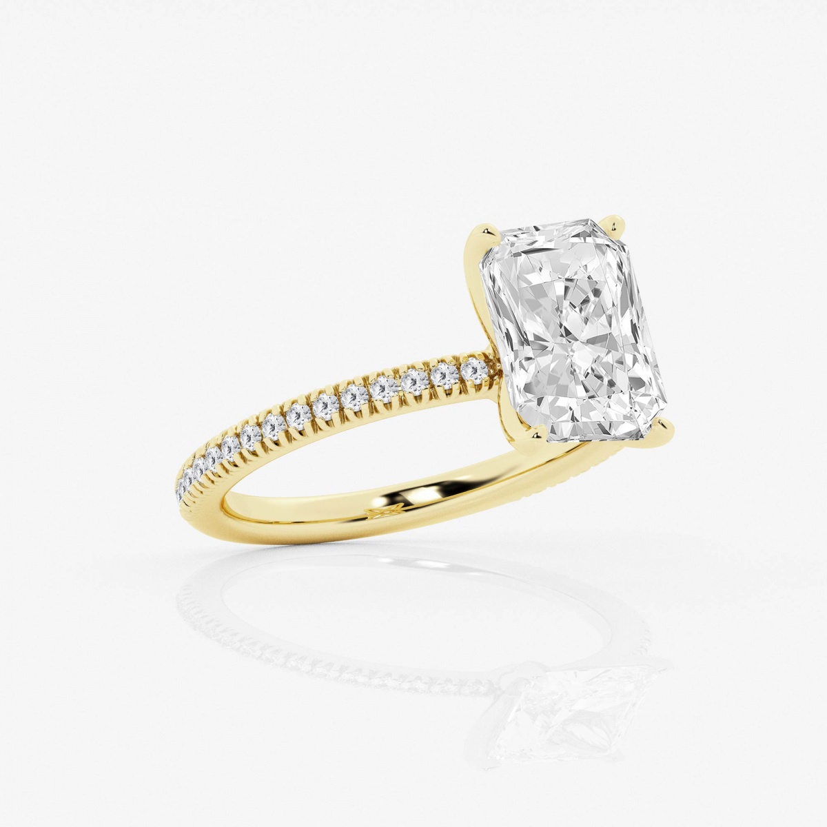 2.50 Ct Elongated Cushion Lab Diamond Engagement Ring, Fancy Solitaire  Ring, Yellow Gold Finished Ring, Claw 4-prong Wedding Proposal Ring 