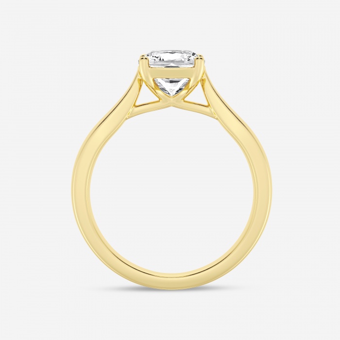 2 ctw Cushion Lab Grown Diamond Trellis Solitaire Engagement Ring
