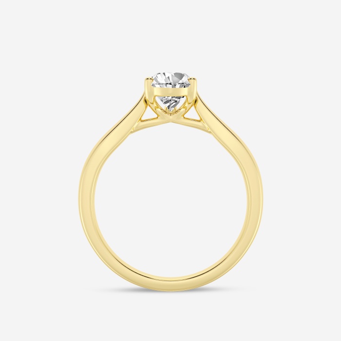 1 ctw Pear Lab Grown Diamond Trellis Solitaire Engagement Ring