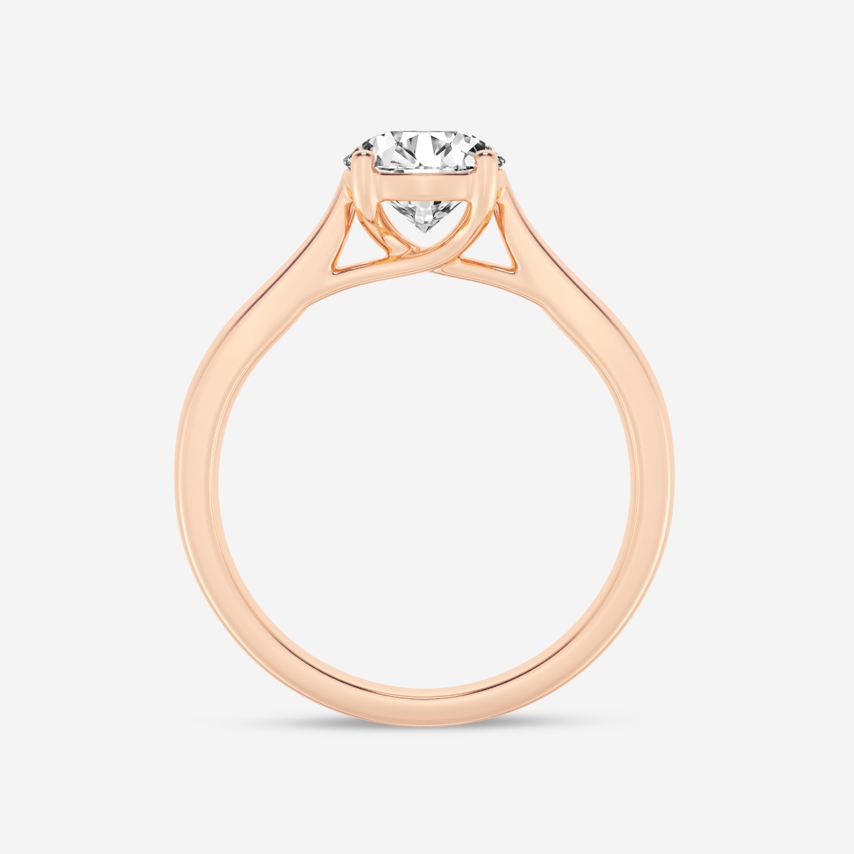 product video for 1 ctw Round Lab Grown Diamond Trellis Solitaire Engagement Ring