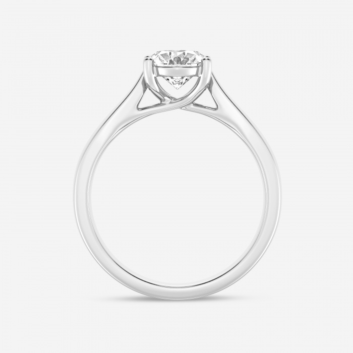 1 1/2 ctw Oval Lab Grown Diamond Trellis Solitaire Engagement Ring