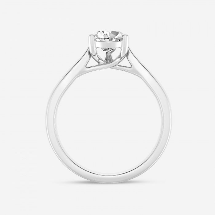 Additional Image 1 for  1 1/2 ctw Pear Lab Grown Diamond Trellis Solitaire Engagement Ring