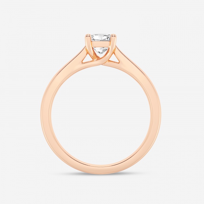 1/2 ctw Princess Lab Grown Diamond Trellis Solitaire Engagement Ring
