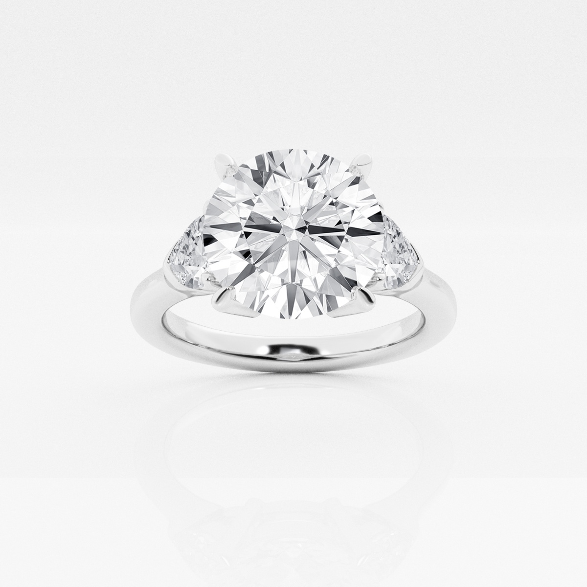 Badgley Mischka Near-Colorless 4 5/8 ctw Round Lab Grown Diamond Engagement Ring