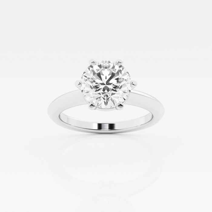 2 ctw Round Lab Grown Diamond Six-Prong Solitaire Engagement Ring