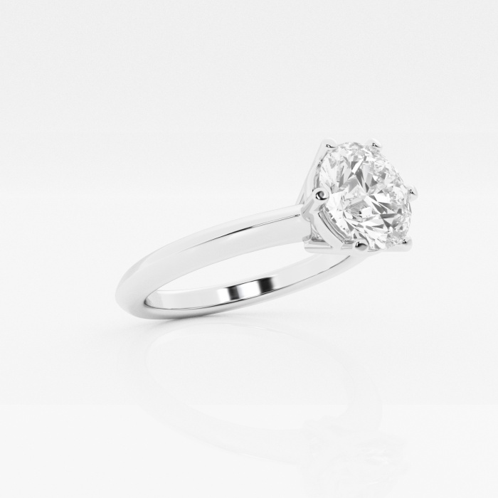Additional Image 1 for  2 ctw Round Lab Grown Diamond Six-Prong Solitaire Engagement Ring
