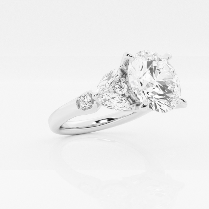 Badgley Mischka Near-Colorless 5 5/8 ctw Round Lab Grown Diamond Engagement Ring