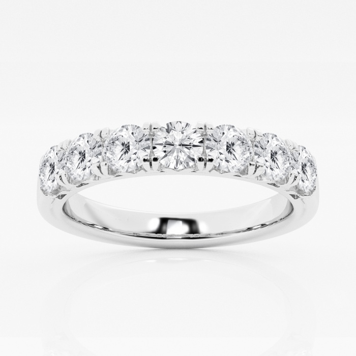 1.00 ctw Round Lab Grown Diamond Prong-Set Multi-Stone Engagement Ring