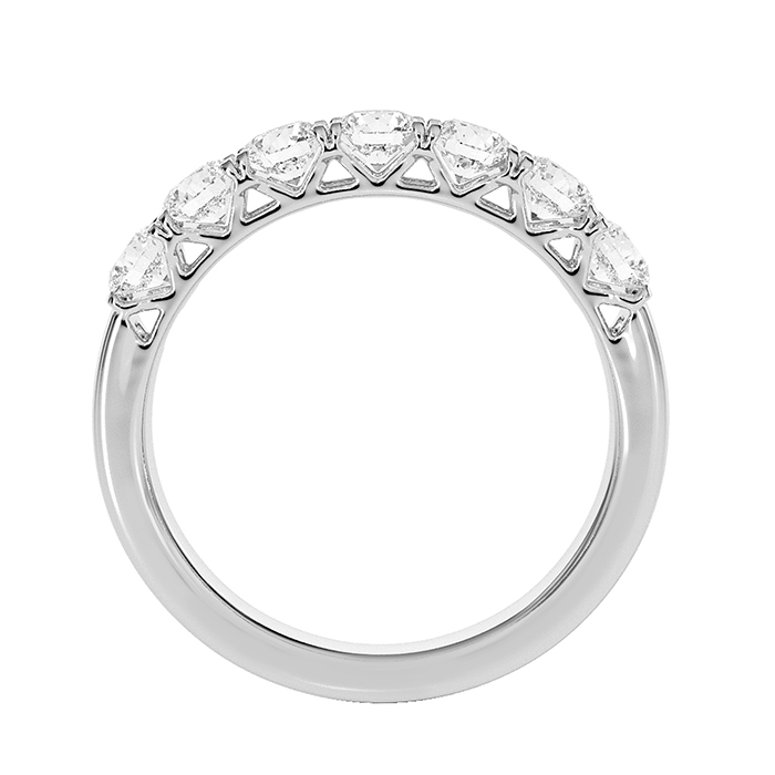 Additional Image 1 for  1.00 ctw Round Lab Grown Diamond Prong-Set Multi-Stone Engagement Ring