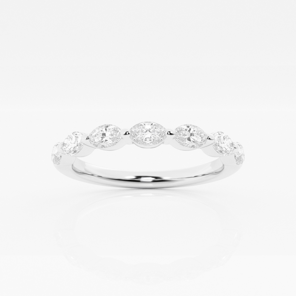 1/2 ctw Marquise Lab Grown Diamond Stackable Ring