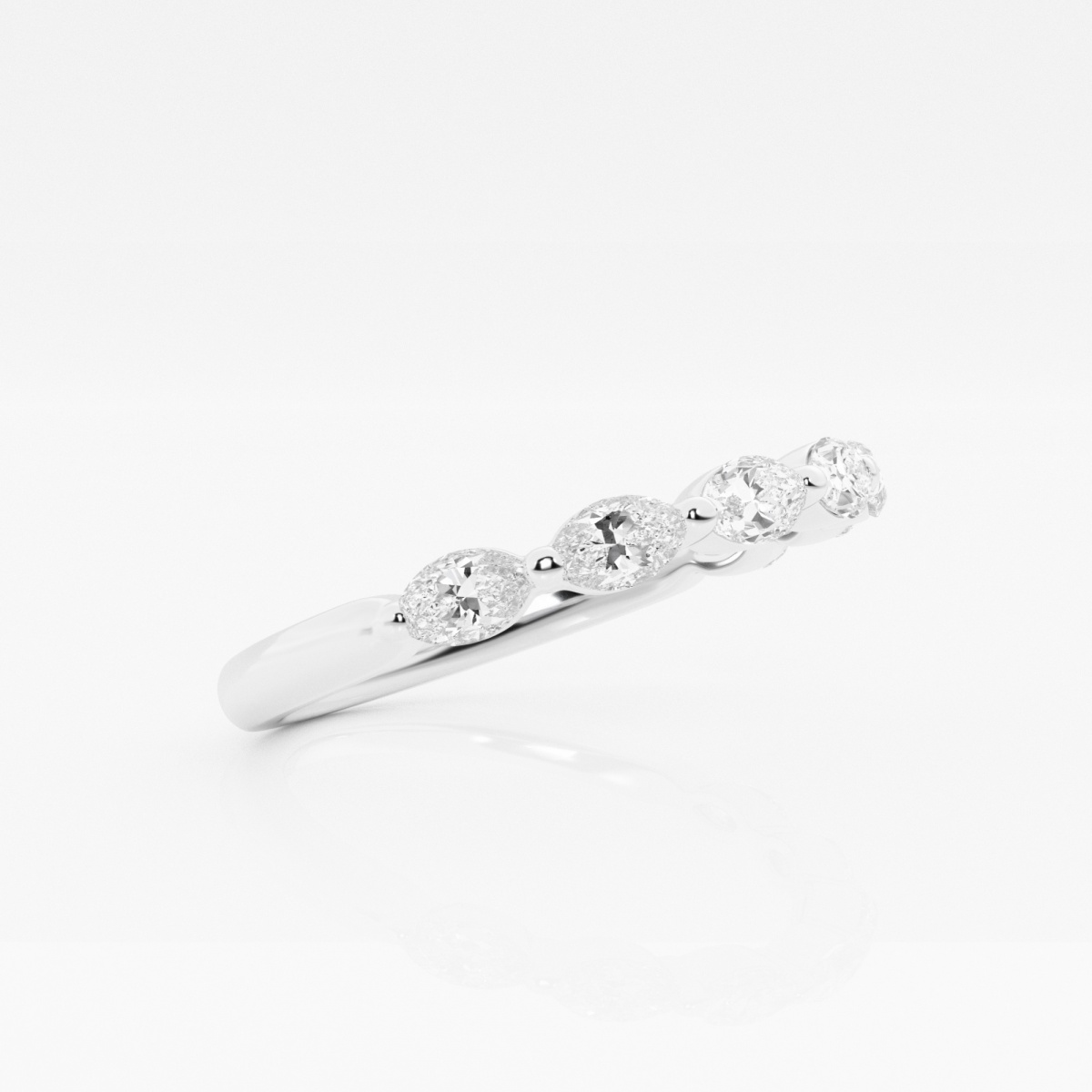 Additional Image 1 for  1/2 ctw Marquise Lab Grown Diamond Stackable Ring