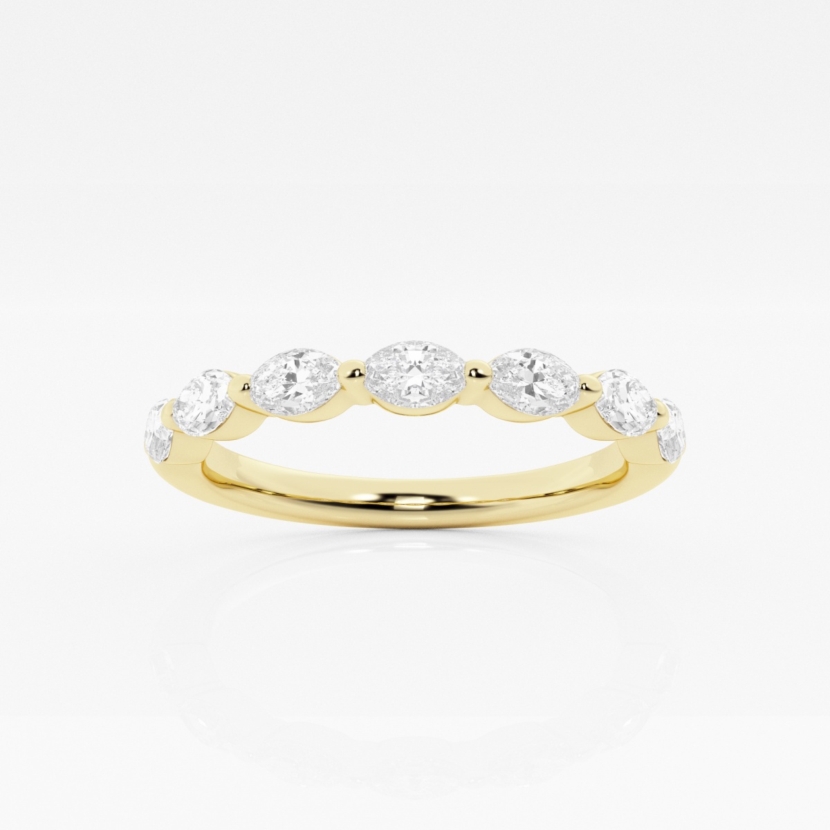 1/2 ctw Marquise Lab Grown Diamond Stackable Ring