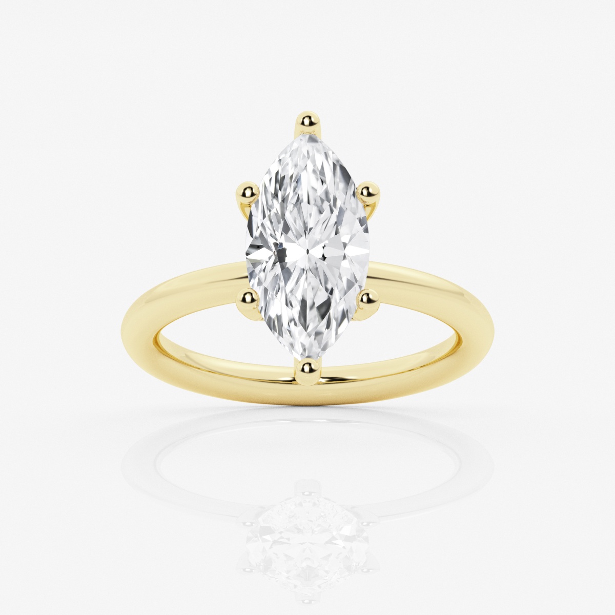 2 5/8 ctw Marquise Lab Grown Diamond Hidden Halo Engagement Ring ...