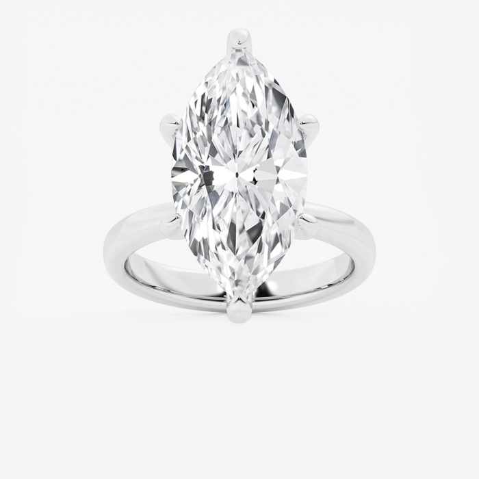 Marquise Petite Solitaire Engagement Ring