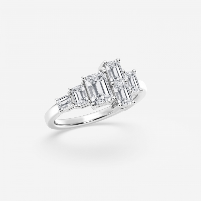 Design ID 1741 - 1 1/2 ctw Emerald Lab Grown Diamond Truly Custom Fashion Ring