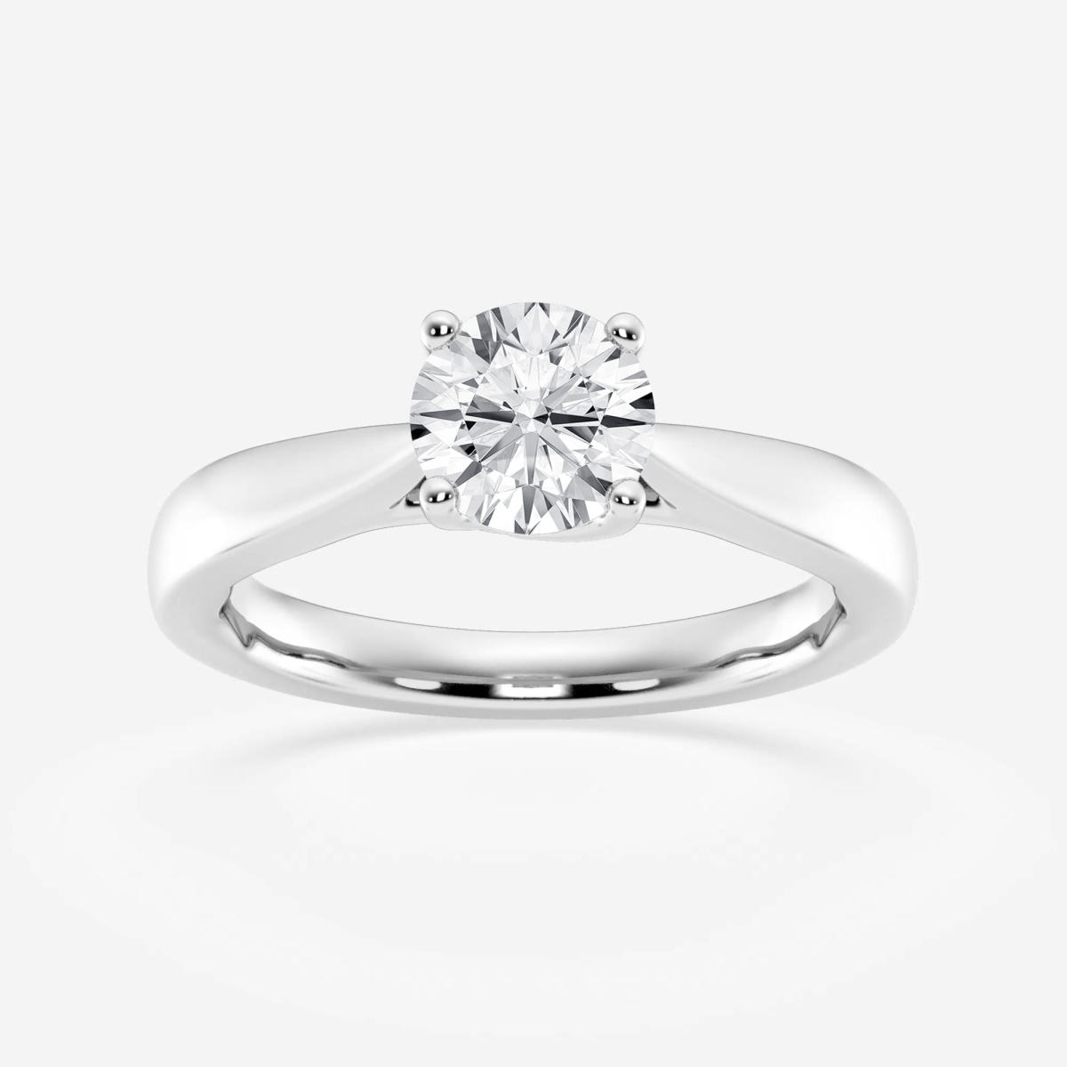 product video for 1 ctw Round Lab Grown Diamond Floral Solitaire Engagement Ring