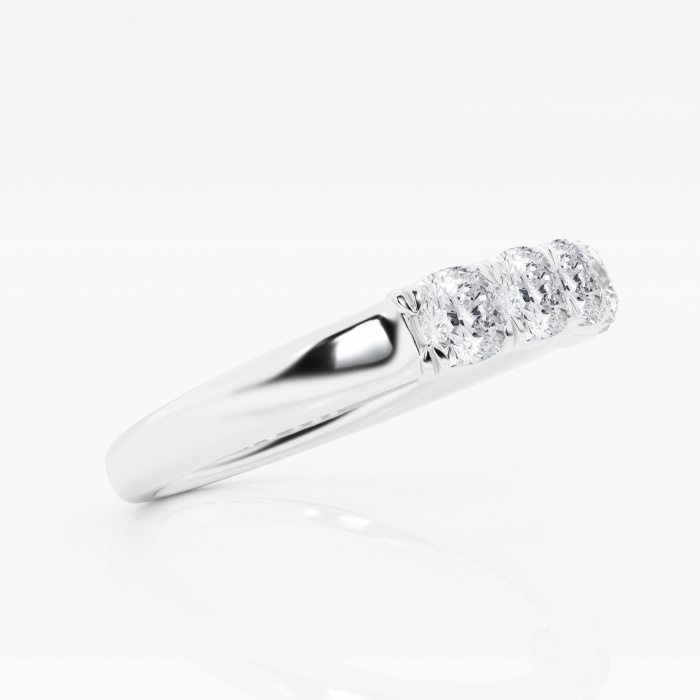 Additional Image 1 for  1 ctw Cushion Lab Grown Diamond Five-Stone Anniversary Band