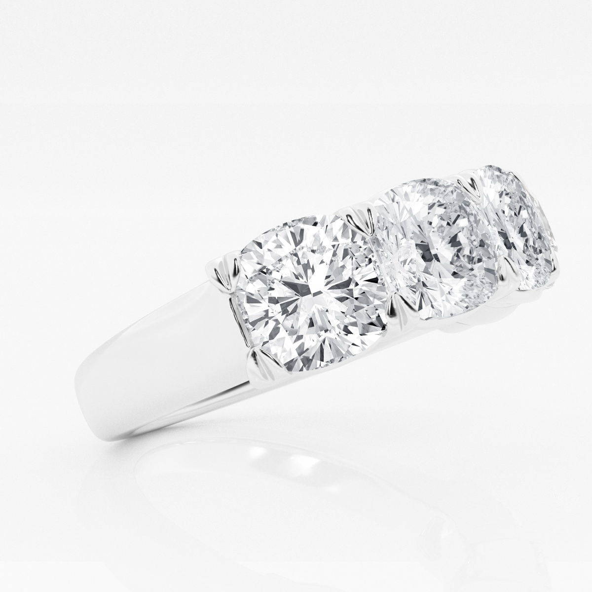 Additional Image 1 for  5 ctw Cushion Lab Grown Diamond Five-Stone Anniversary Band