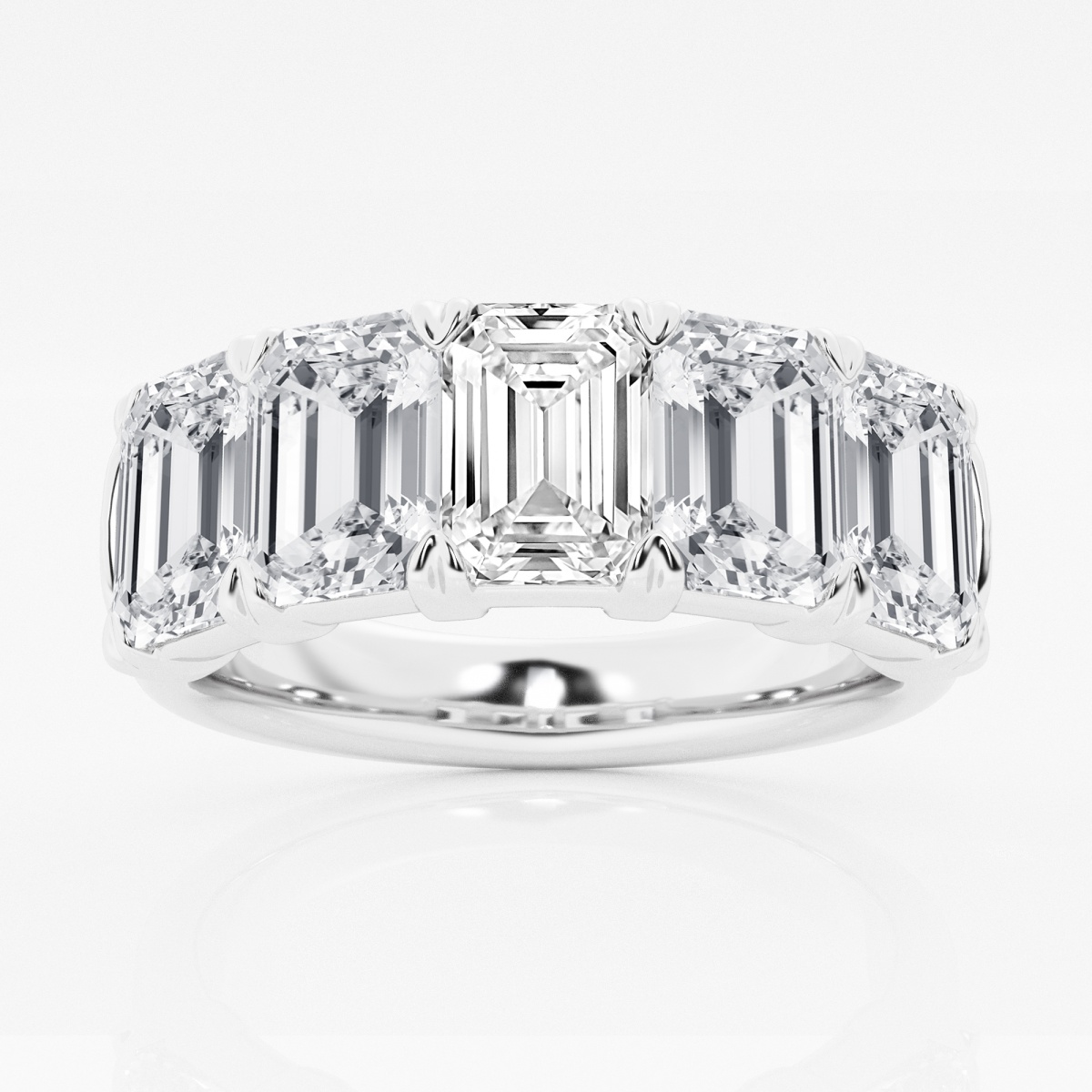 product video for 5 ctw Emerald Lab Grown Diamond Five-Stone Anniversary Band
