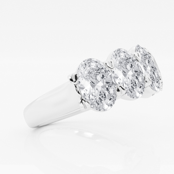 Additional Image 1 for  4 ctw Oval Lab Grown Diamond Five-Stone Anniversary Band