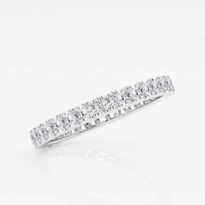 Additional Image 1 for  1 ctw Princess Lab Grown Diamond Eternity Band - 2.2mm Width