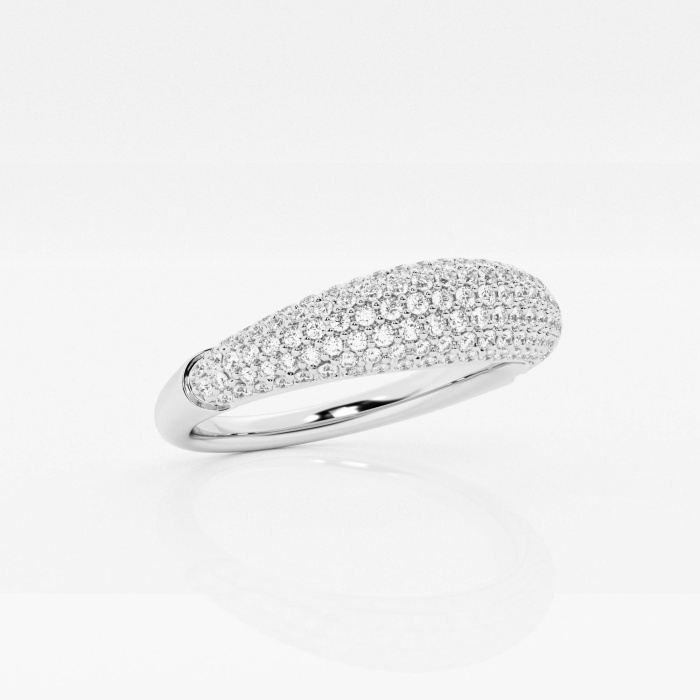 Additional Image 1 for  näas Bombë 2/3 ctw Round Lab Grown Diamond Pave Fashion Band