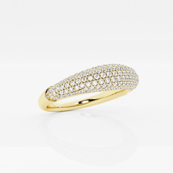 Additional Image 1 for  näas Bombë 2/3 ctw Round Lab Grown Diamond Pave Fashion Band