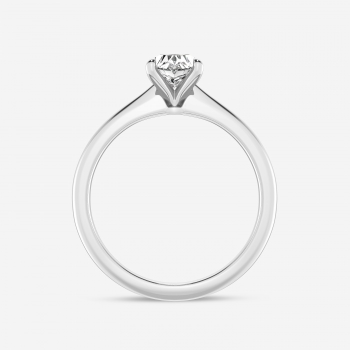 1 ctw Radiant Lab Grown Diamond Petite Solitaire Engagement Ring ...