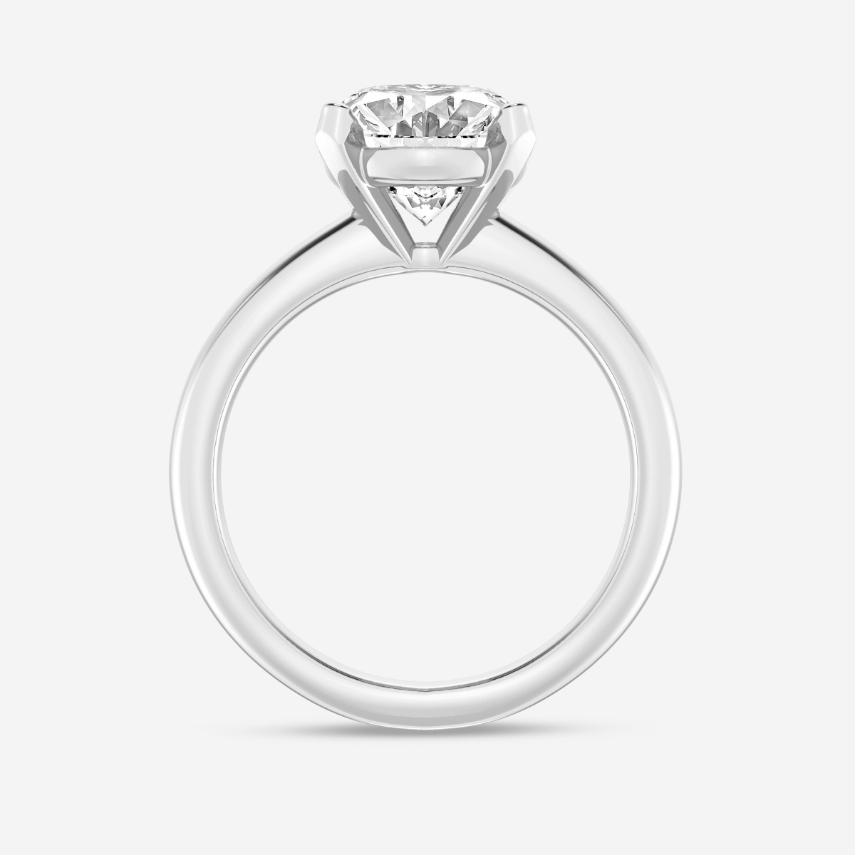 4 ctw Oval Lab Grown Diamond Classic Solitaire Engagement Ring ...