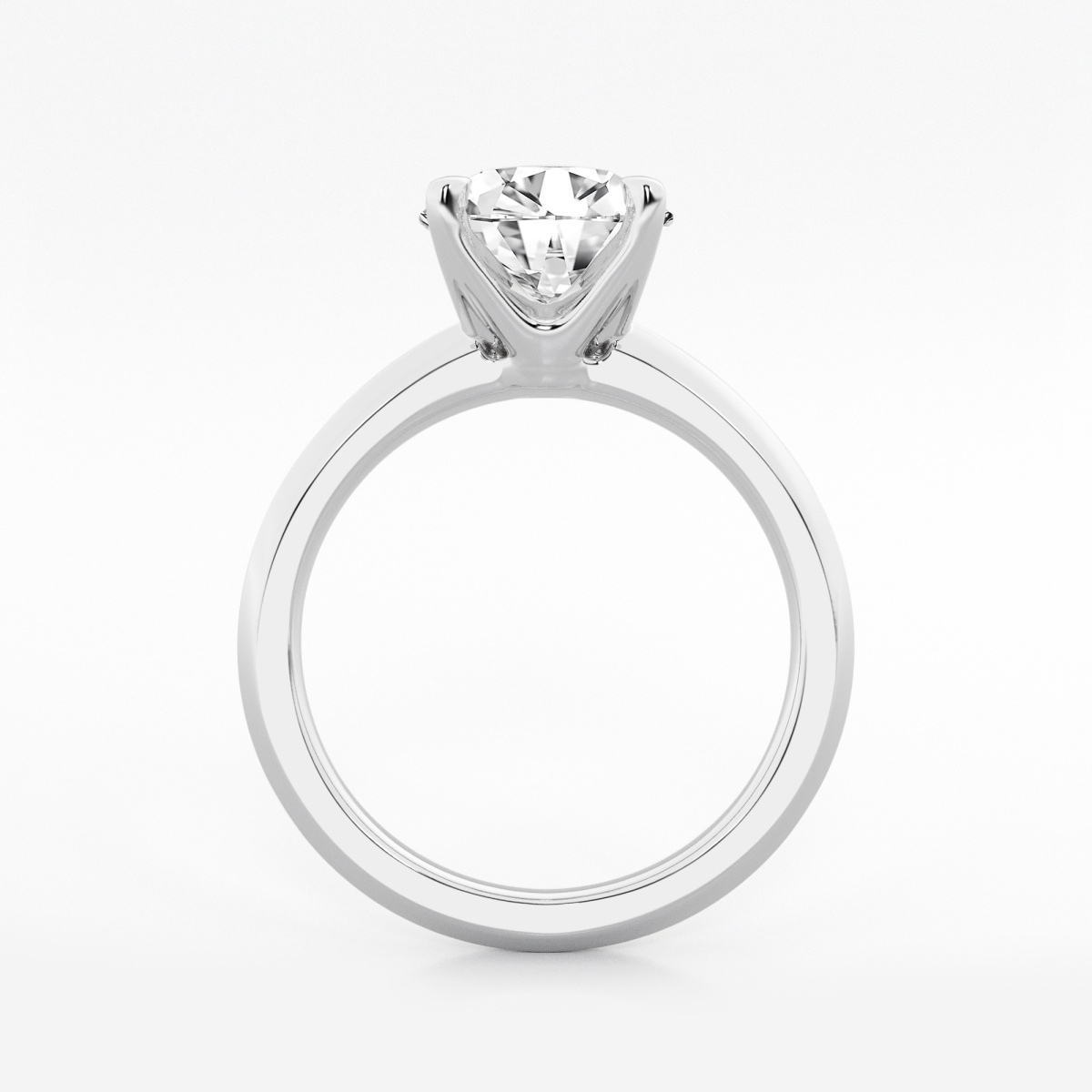 2 1/2 ctw Round Lab Grown Diamond Solitaire Engagement Ring ...