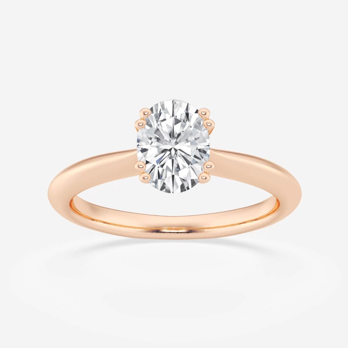 Lab Created Solitaire Engagement Rings | Grown Brilliance