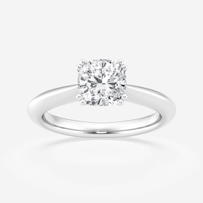 2 ctw Cushion Lab Grown Diamond Double Prong Solitaire Engagement Ring