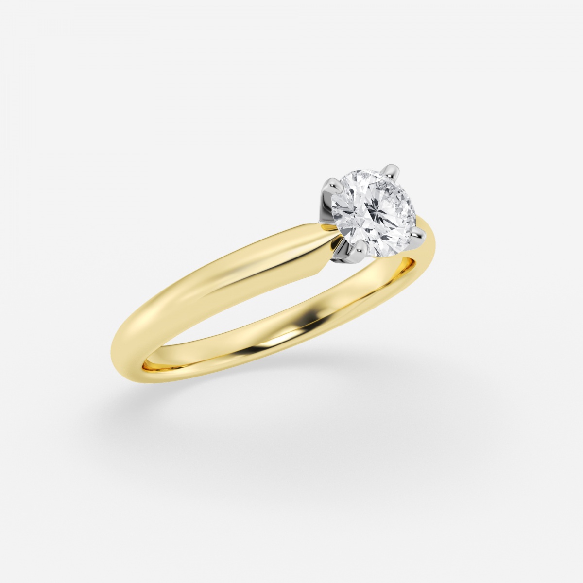 Additional Image 2 for  2 ctw Pear Lab Grown Diamond Classic Solitaire Engagement Ring