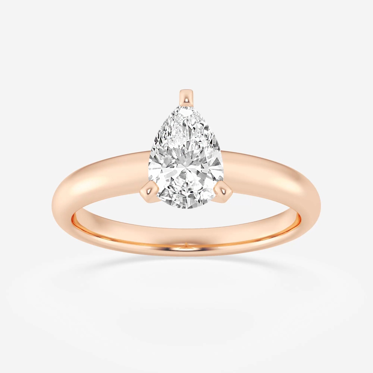 product video for 1 ctw Pear Lab Grown Diamond Classic Solitaire Engagement Ring