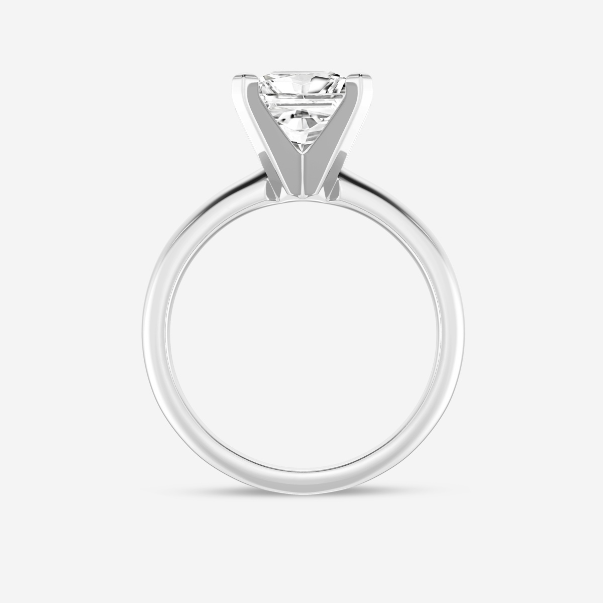 Additional Image 1 for  1 1/2 ctw Princess Lab Grown Diamond Classic Solitaire Engagement Ring