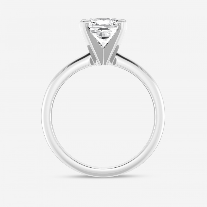 1 1/2 ctw Cushion Lab Grown Diamond Classic Solitaire Engagement Ring