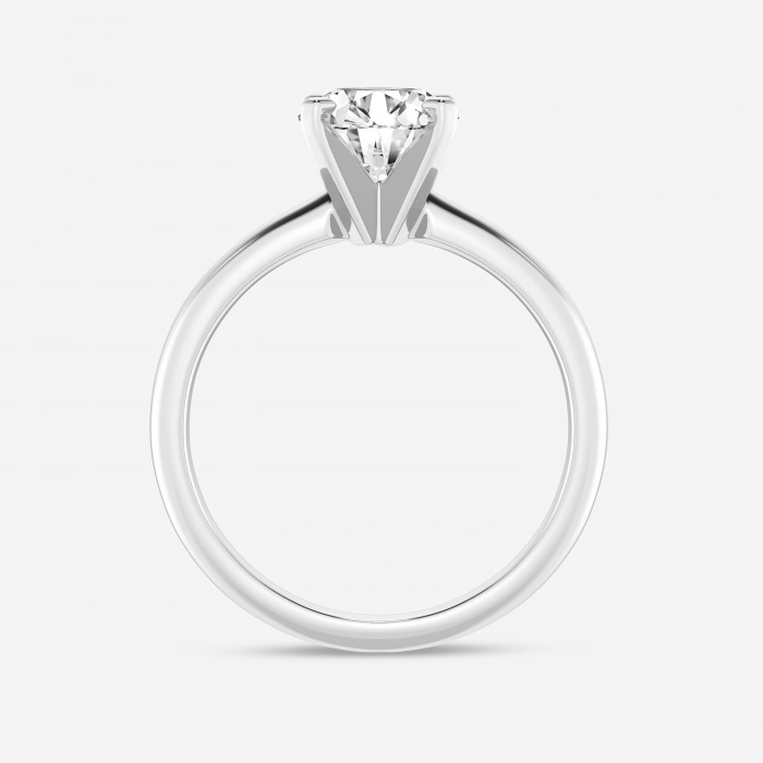 Additional Image 1 for  1 1/2 ctw Oval Lab Grown Diamond Classic Solitaire Engagement Ring