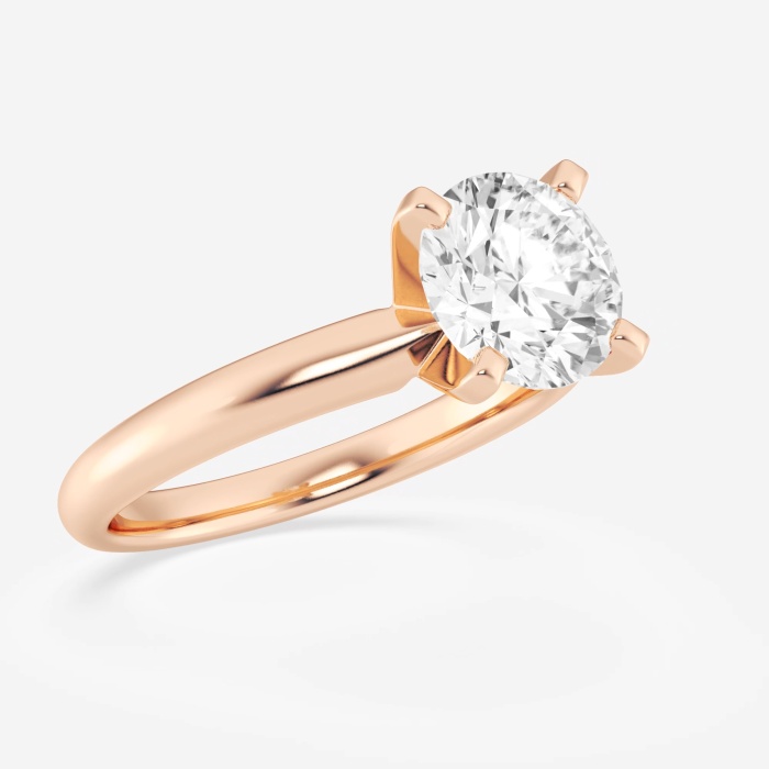 Lab Created Solitaire Engagement Rings | Grown Brilliance