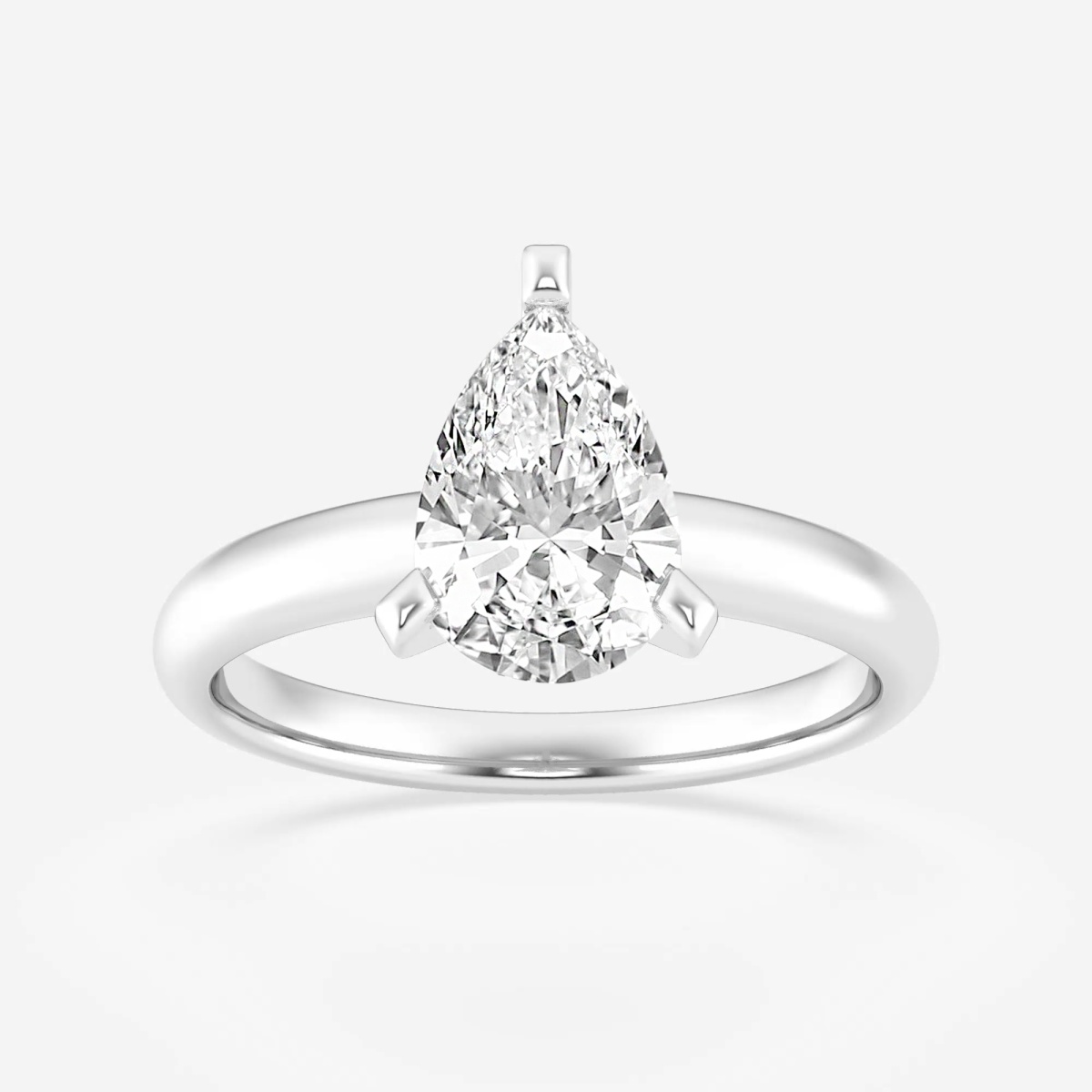 2 ctw Pear Lab Grown Diamond Classic Solitaire Engagement Ring
