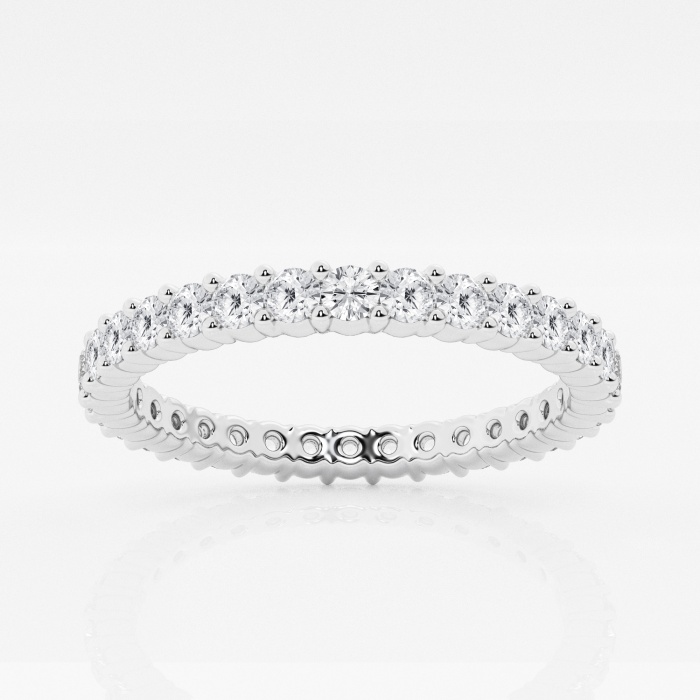 1 ctw Shared Prong Round Lab Grown Diamond Eternity Band