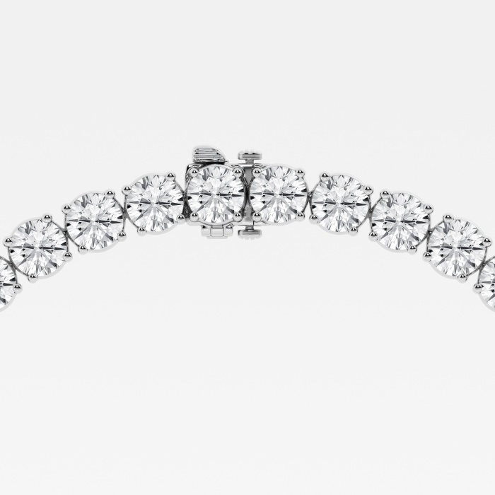 Additional Image 2 for  94 ctw Round Lab Grown Diamond Tennis Necklace